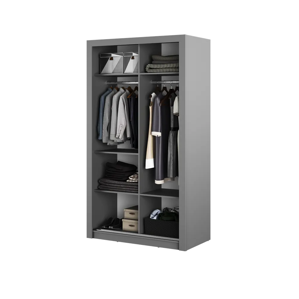 Szafa 2-drzwiowa ARTI AR-19 120cm szara - AR19S