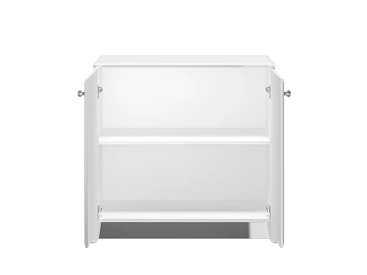 Komoda 2-drzwiowa GLAMOUR 09 - biały połysk - 1GLAM09-001