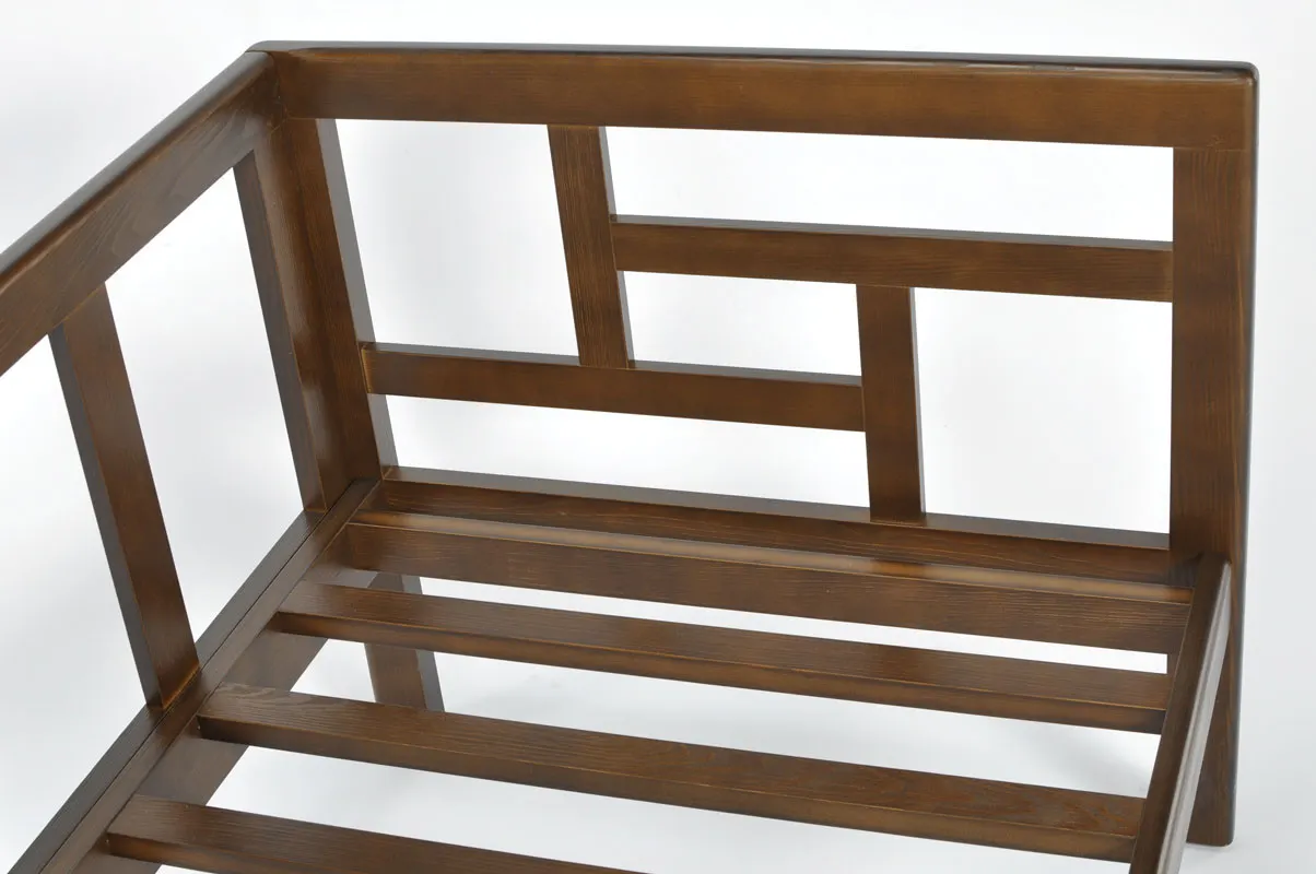 Sofa ogrodowa EDEN 2-oosbowa - brązowy, beżowy - FE5906948124974