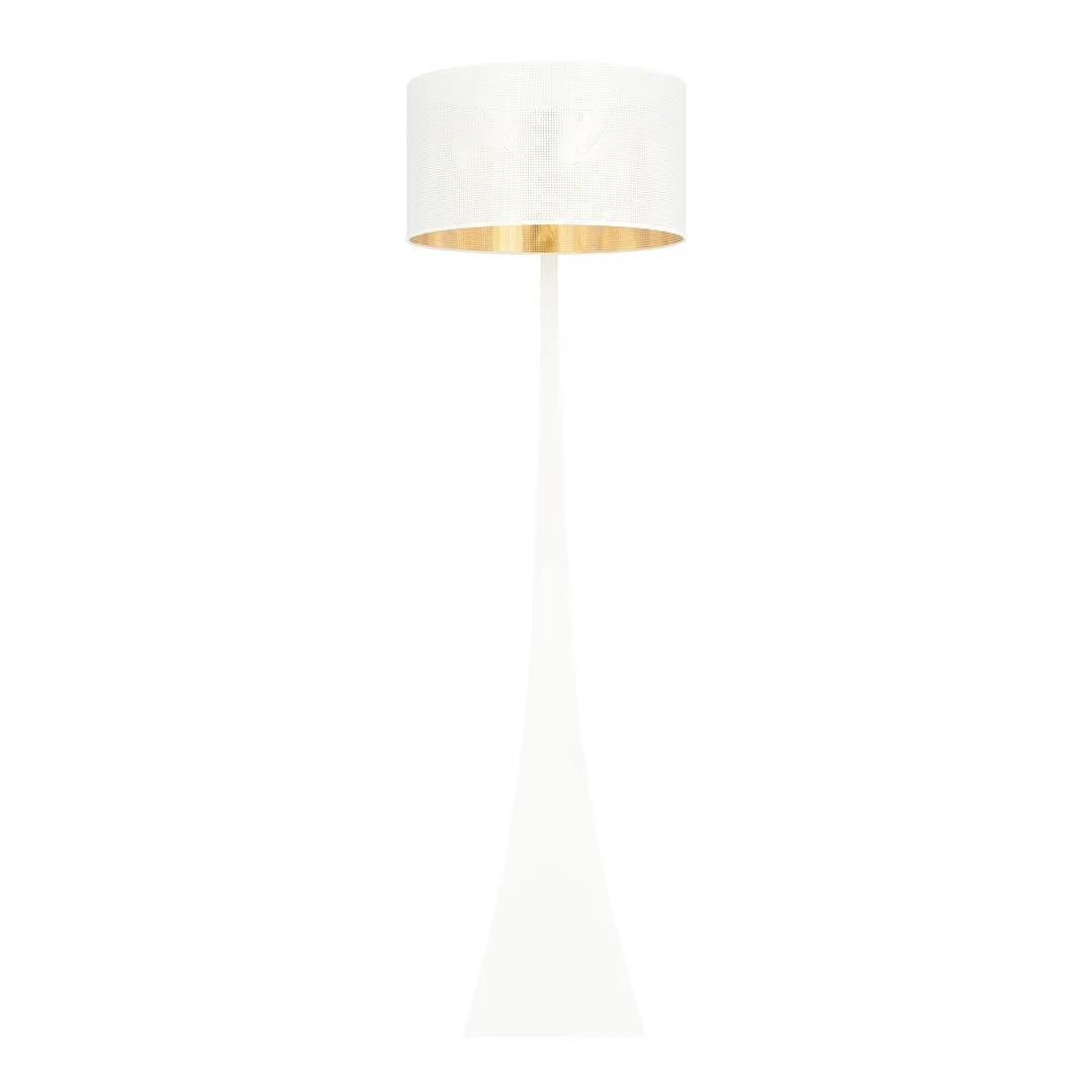 image lampa stojąca, lampka stojąca, metalowa lampa, biała lampa, minimalistyczna