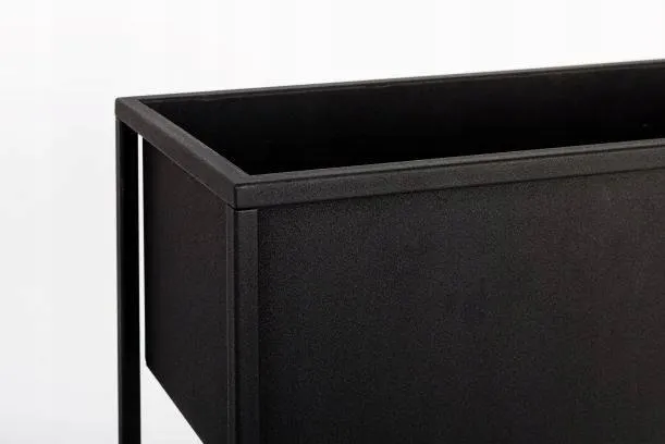 DONICZKA-osłonka na donice metalowa MARSYLIA S czarna - LD_TZ000036