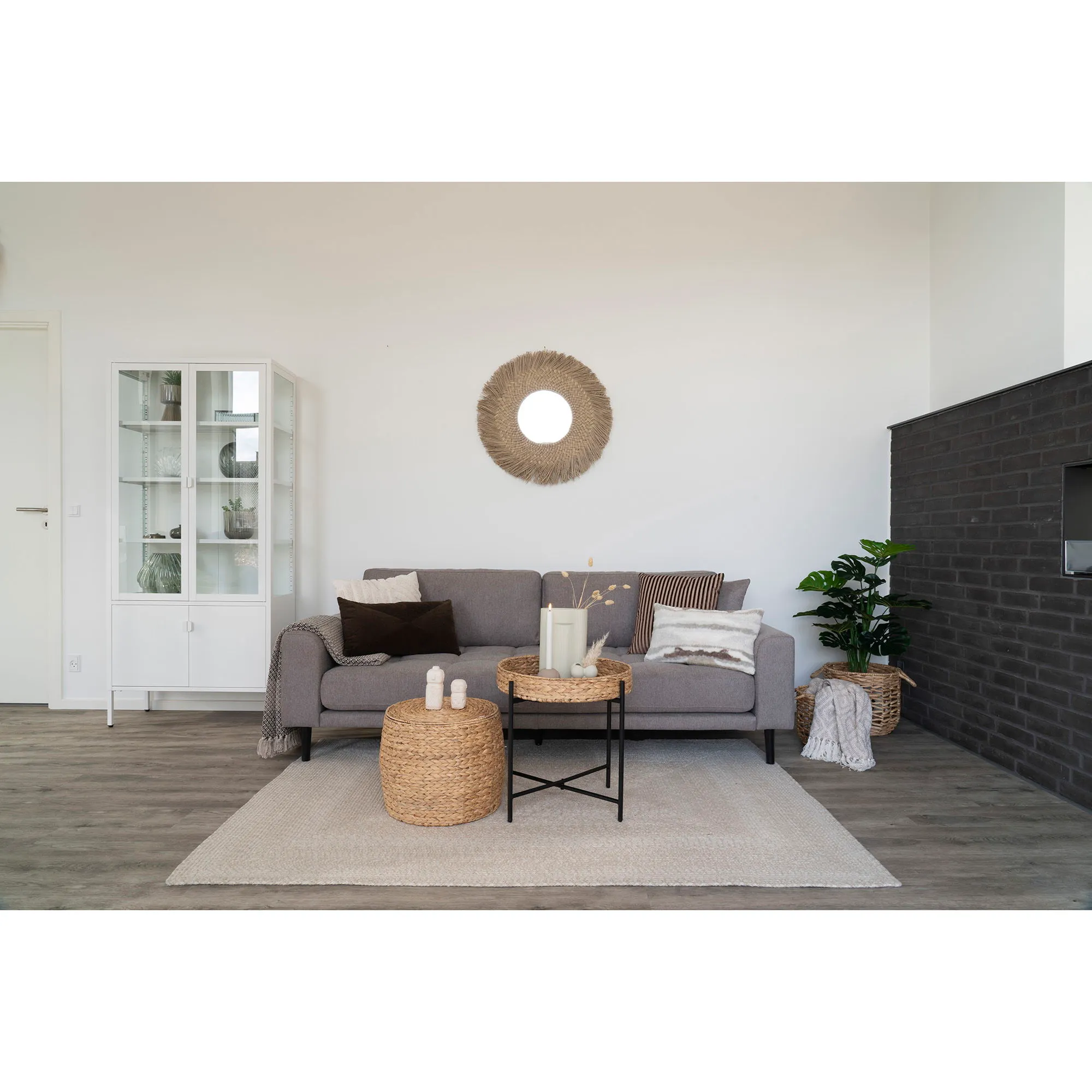 Dywan prostokątny MENORCA 140x200 cm 100% recykling piaskowy - 3981305