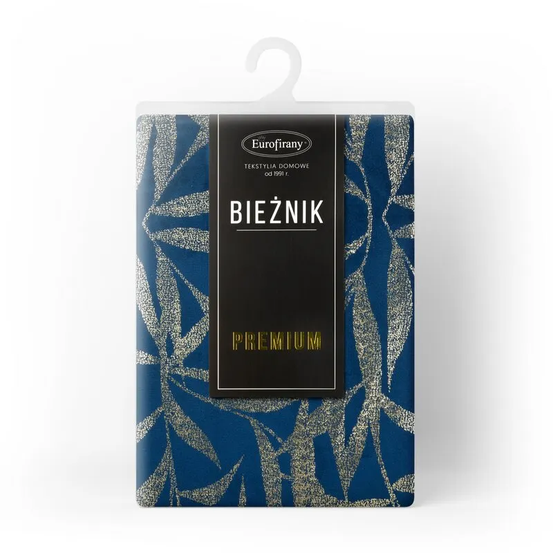 OBRUS BLINK 15 35 X 180 CM GRANATOWY - EU_390009