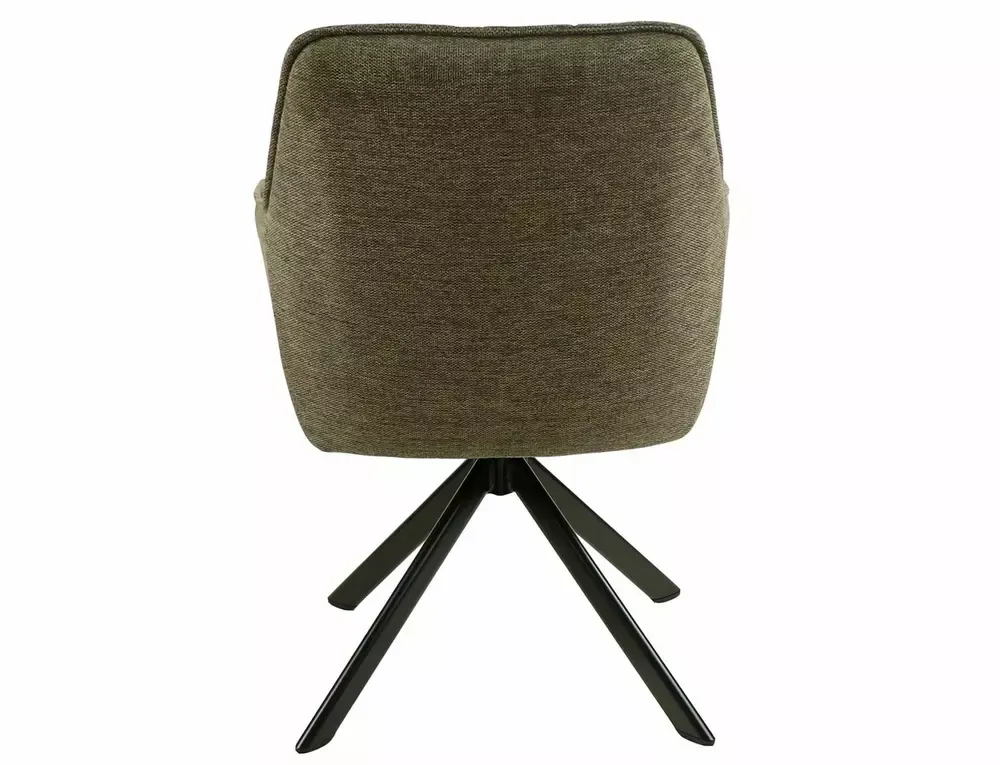 Krzesło obrotowe NOTTI BREGO 77 oliwkowy czarny stelaż - NOTTIBRCOL