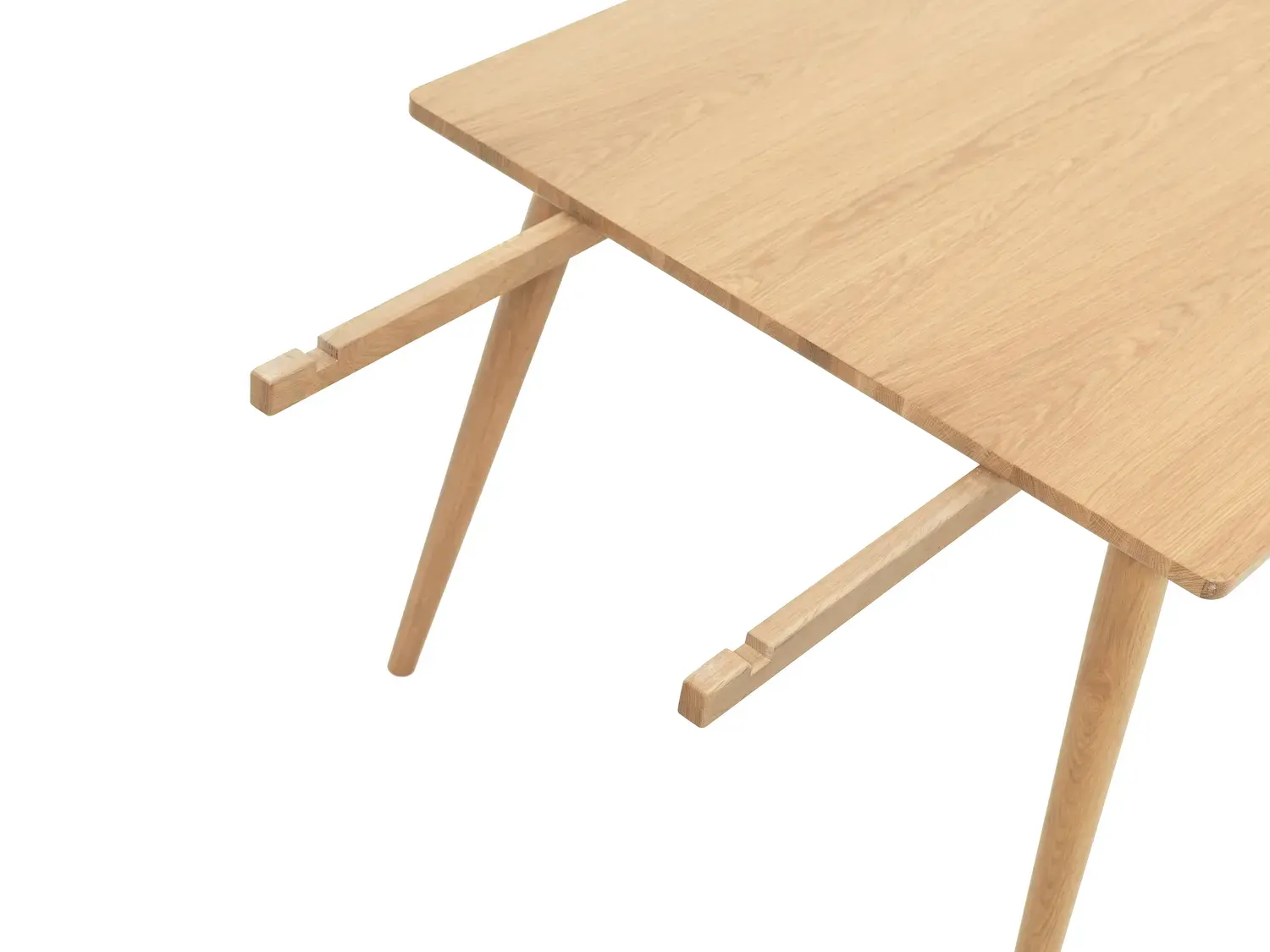 Stół BARRALI 90x190 cm - dąb naturalny - UN_43250200