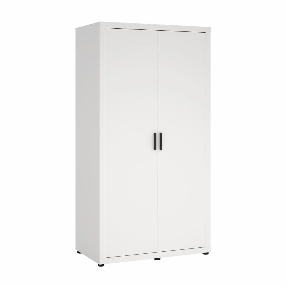 Szafa 2-drzwiowa MIRA 105 cm biała Szafa 2-drzwiowa MIRA 105 cm biała