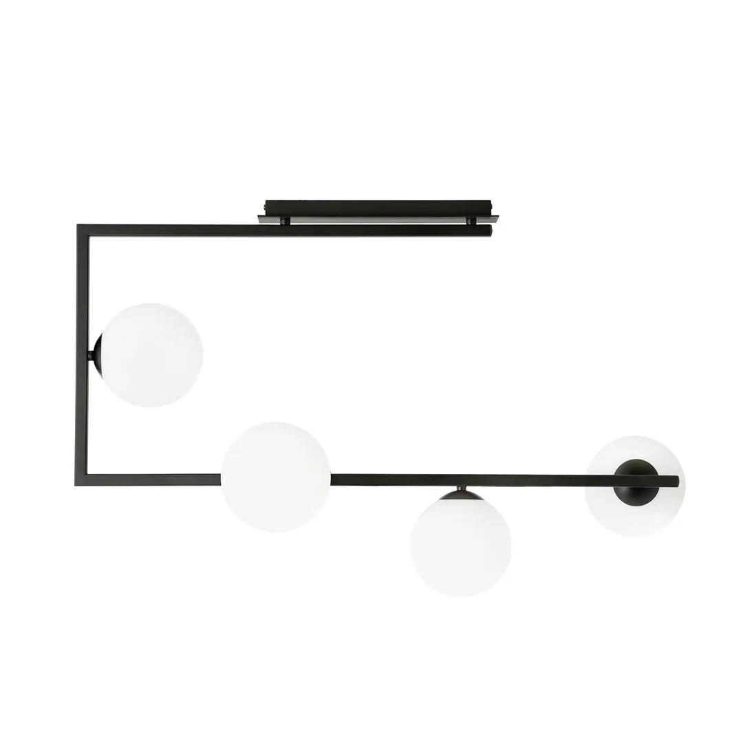 Lampa sufitowa SOMA Czarny,Złoty 1291/4