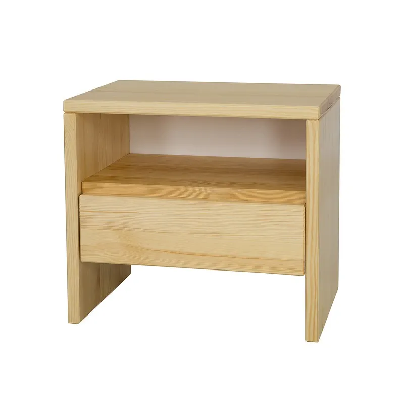 Szafka nocna drewniana 50 cm sosna