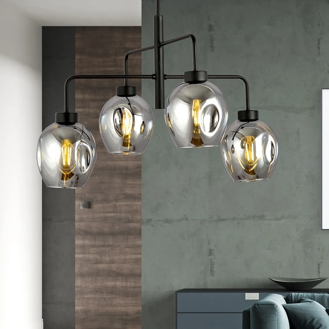 Lampa wisząca LUKKA Czarny 1163/4 - 1163/4