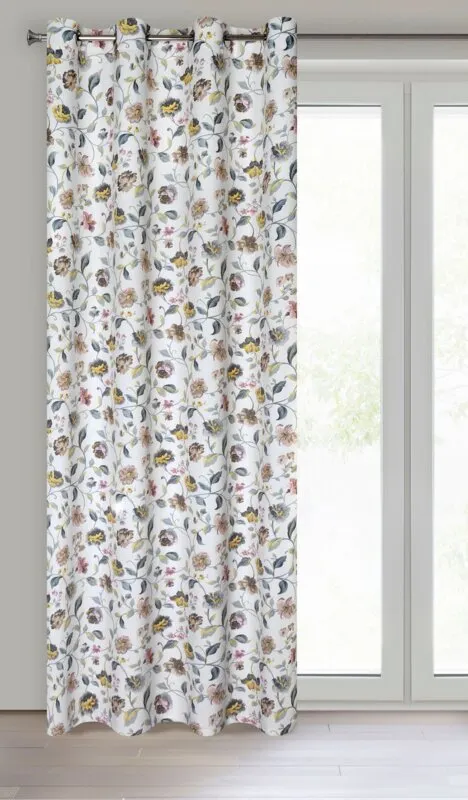 ZASŁONA GOTOWA KRISTAL 140X250 CM BIAŁY - EU_401009