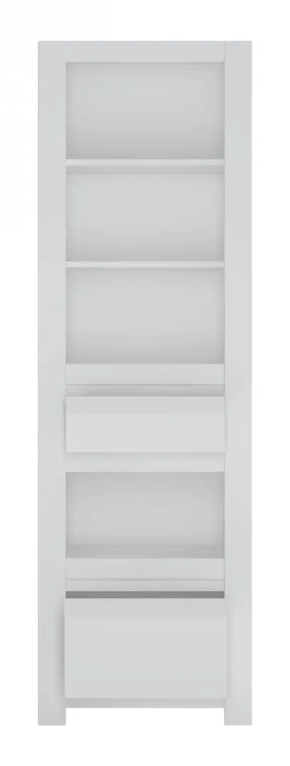 Regał z 2 szufladami NOVI NVIR01 Biały - 6000000007888