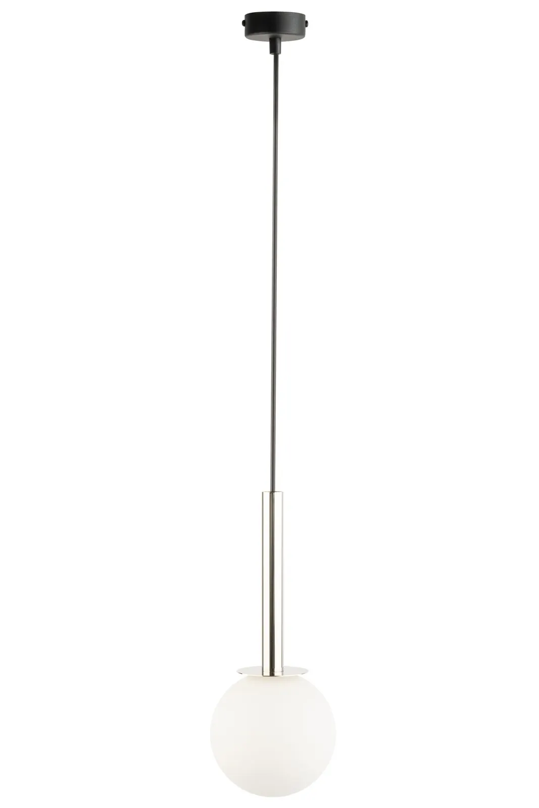 Lampa wisząca DAISY 1 czarno-srebrna