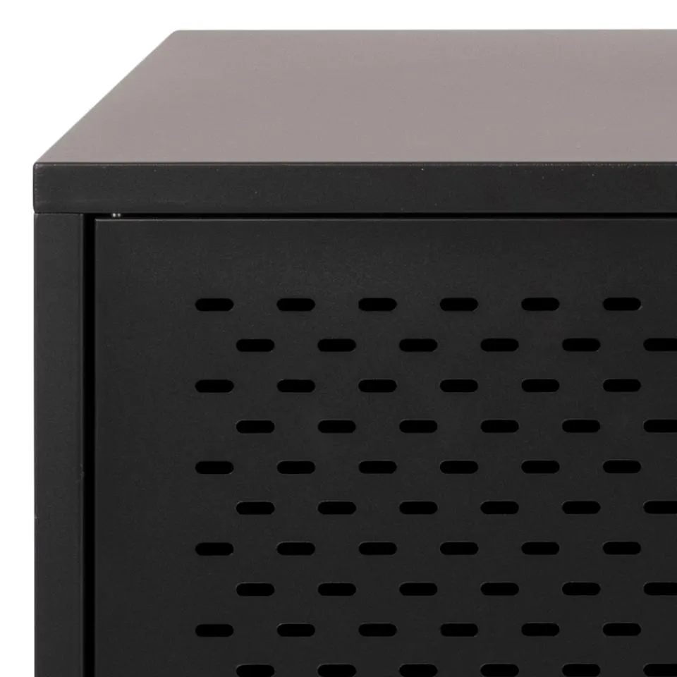 Komoda 3-drzwiowa ROMA 125x40x75 Czarny - 0000093723