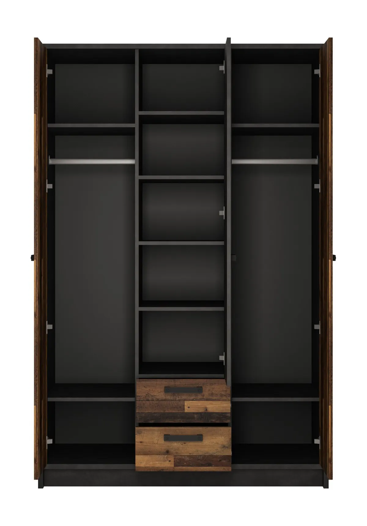 SZAFA 3-DRZWIOWA NUBI NUBS02 MATERA CIEMNA/ OLD STYLE - 6000000007875