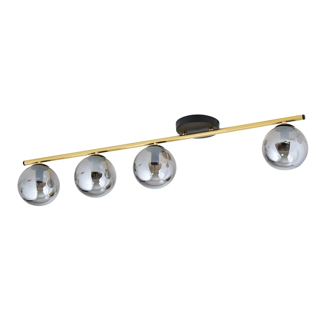 Lampa sufitowa MONZA Czarny,Złoty 1250/4 - 1250/4