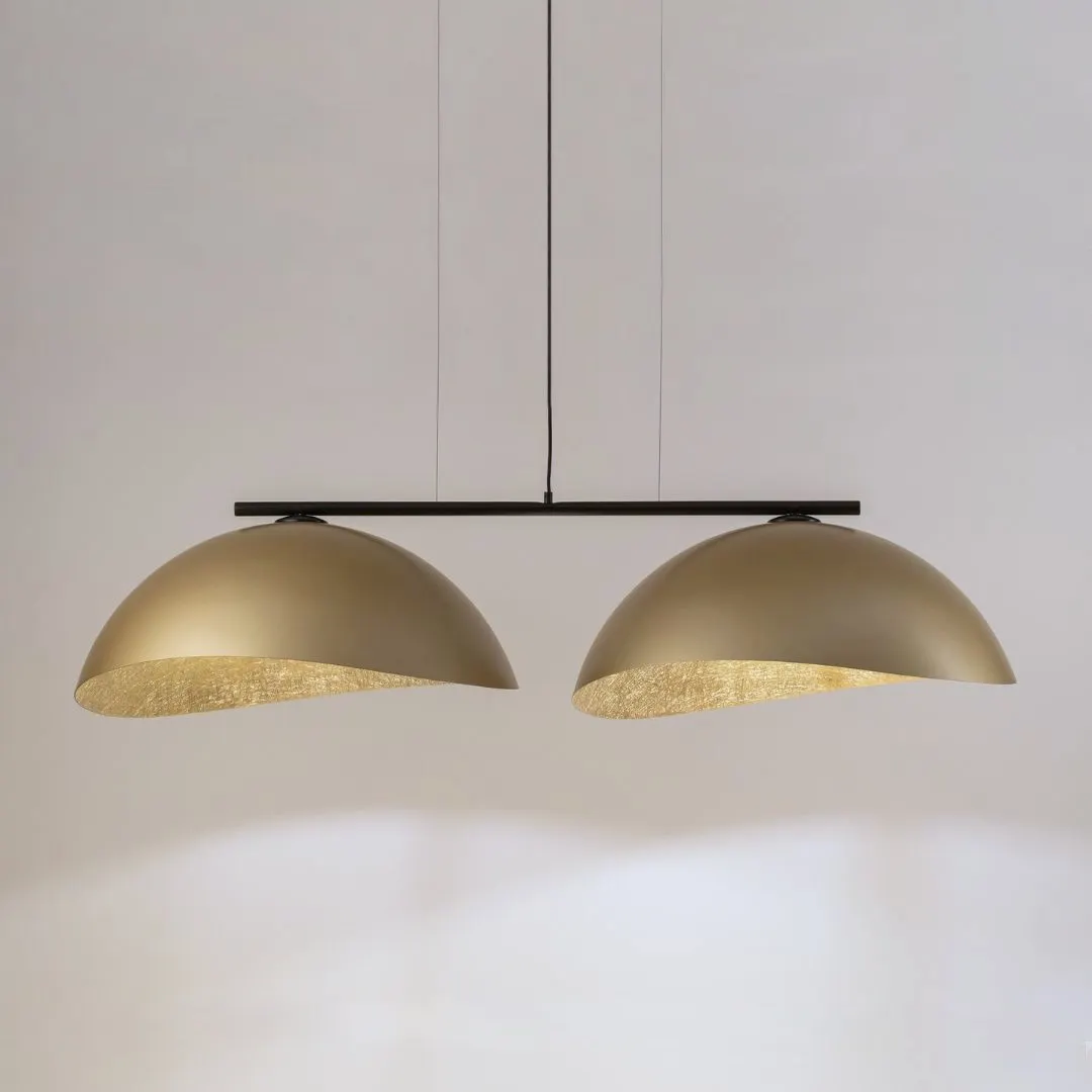 Lampa wisząca SOLAR 2 L czarno-złota — zdjęcie 2