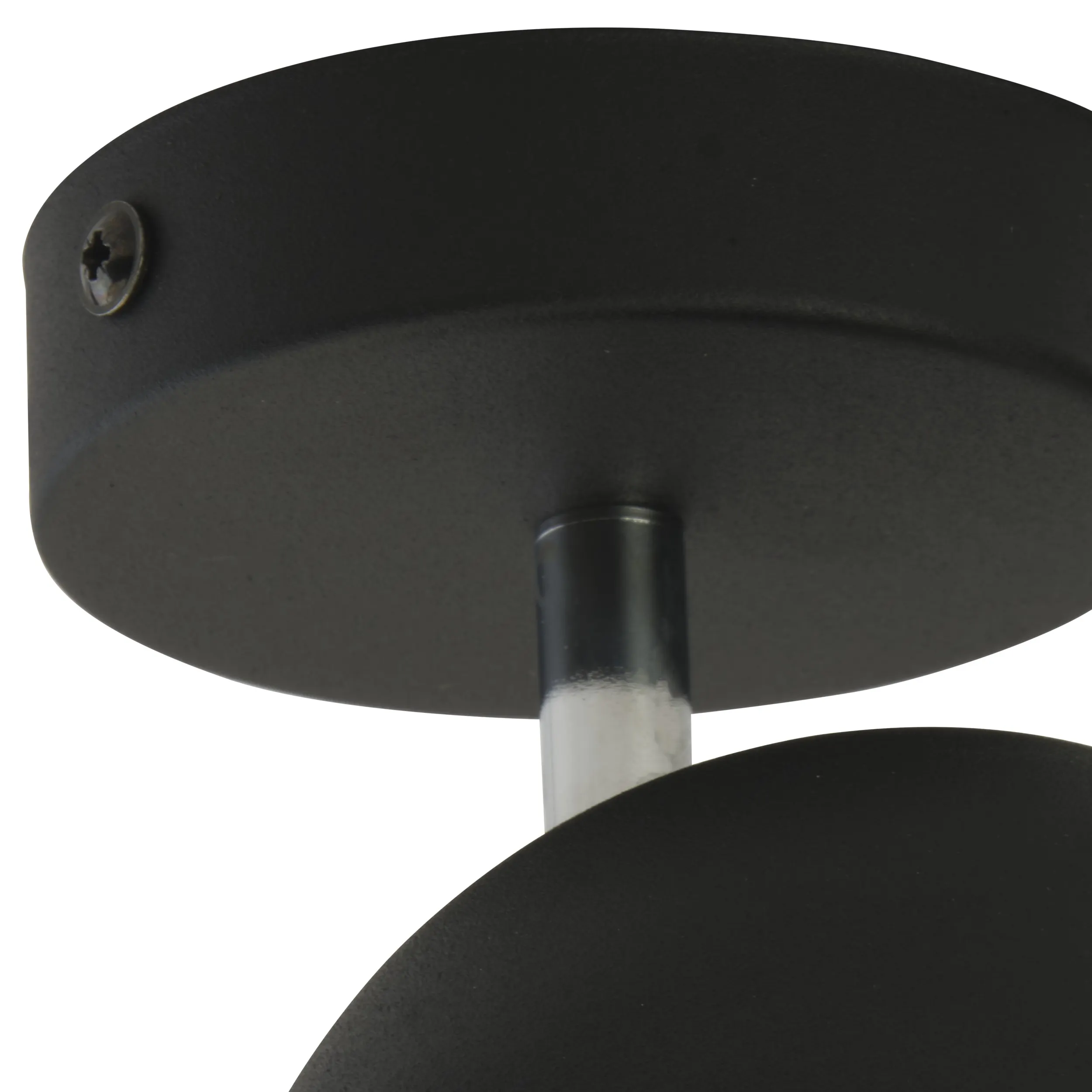 Lampa sufitowa ALTEA czarna z chromowanym elementem regulowana 17x15x11cm + żarówka - TK_6517