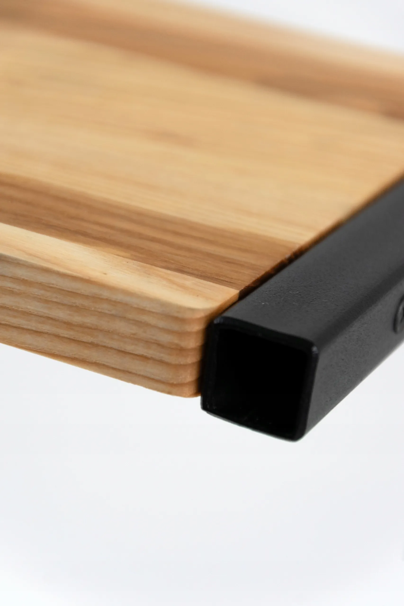 Kwietnik stojący metalowy AMIENS L czarny naturalny - LD_TZ000229