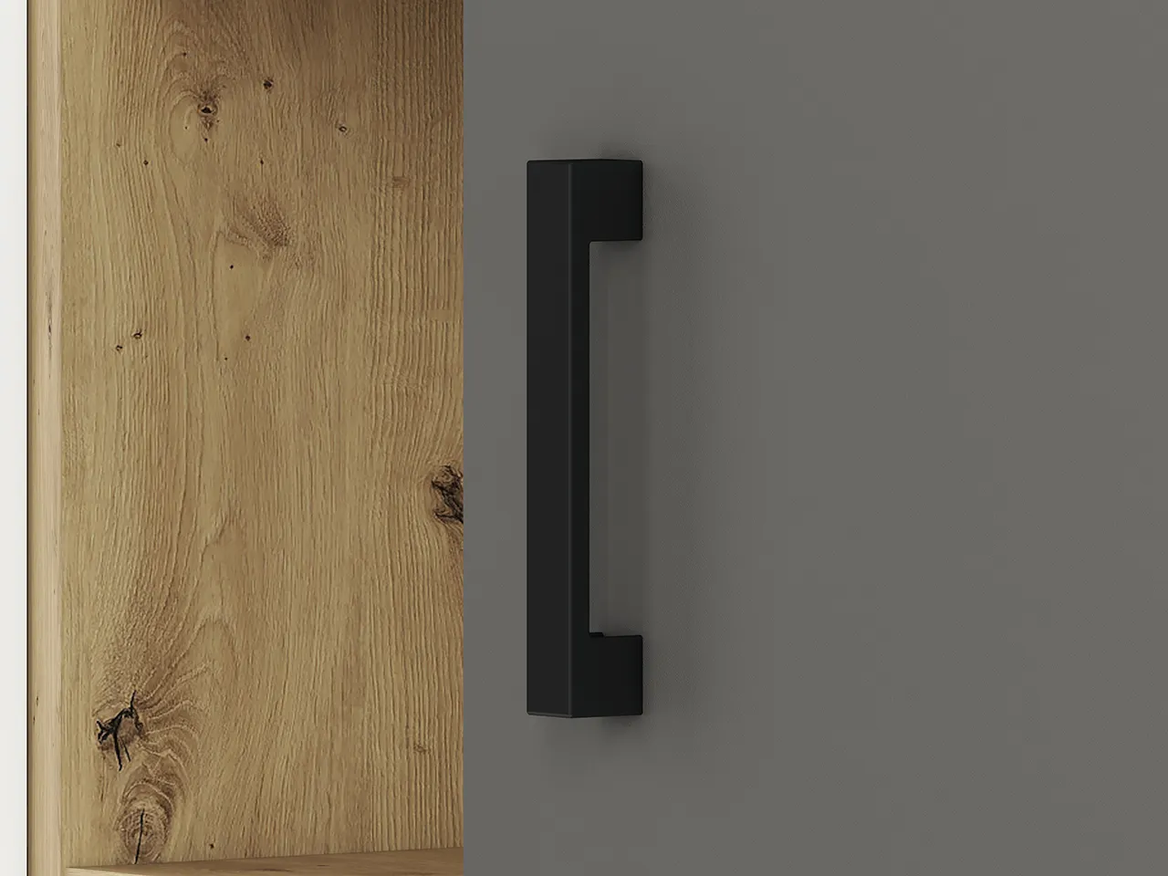 Komoda młodzieżowa FINI 06 biały, antracyt, dąb artisan - 1FINI06-001