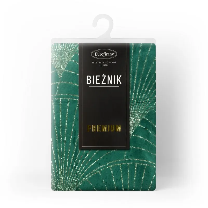 OBRUS BLINK 14 35 X 140 CM CIEMNOZIELONY - EU_389917