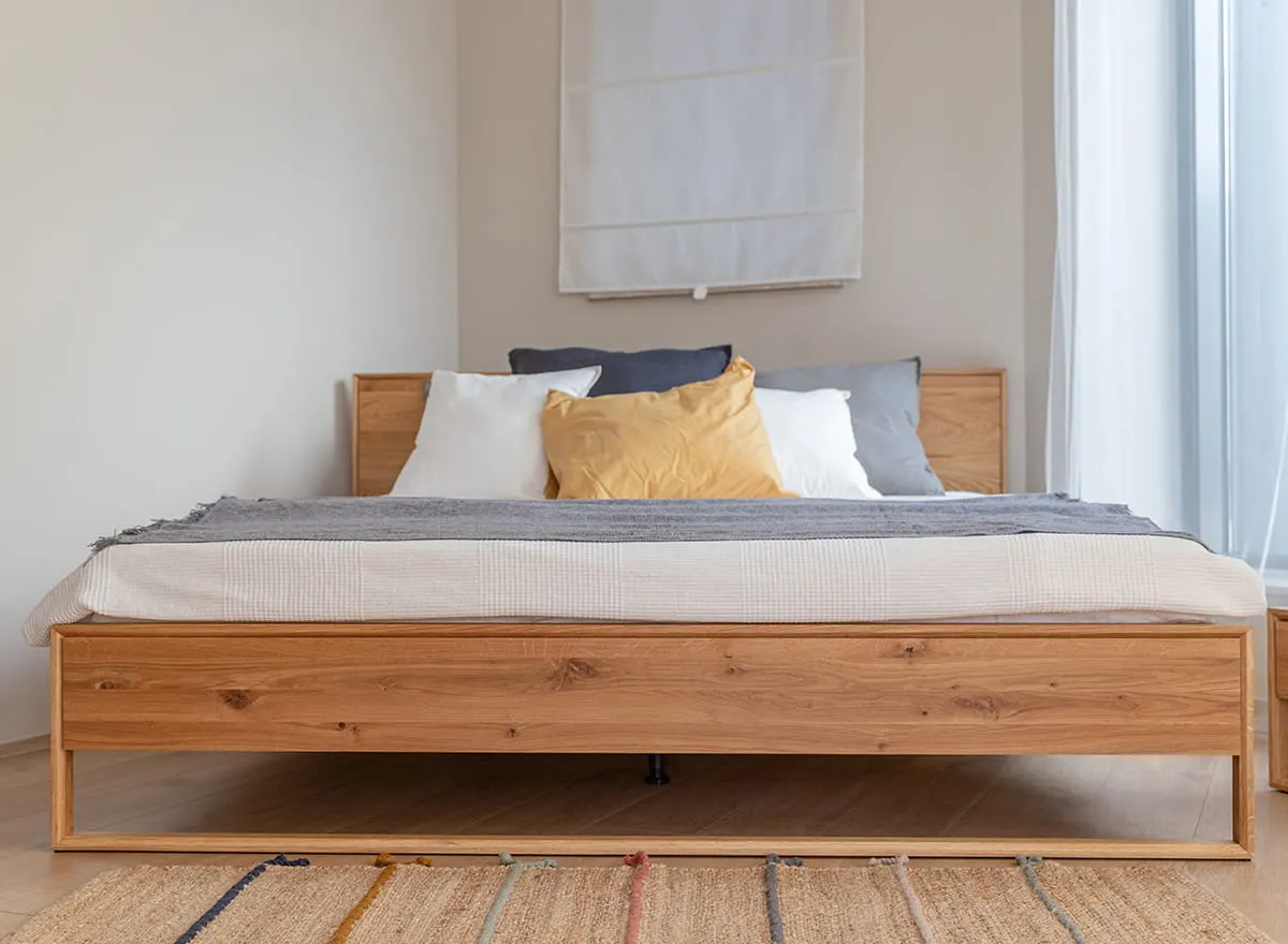 Łóżko dębowe 140x200 dąb olejowany Adria - PRHADRIA140X200DO