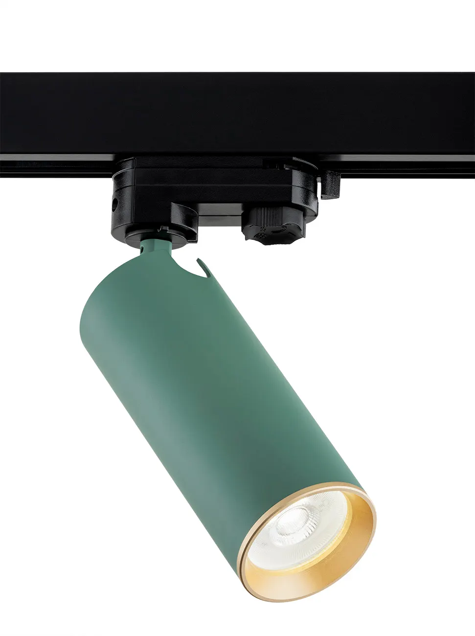Reflektor TORELLO do szynoprzewodów T-RACK zielony złoty Reflektor TORELLO do szynoprzewodów T-RACK zielony złoty