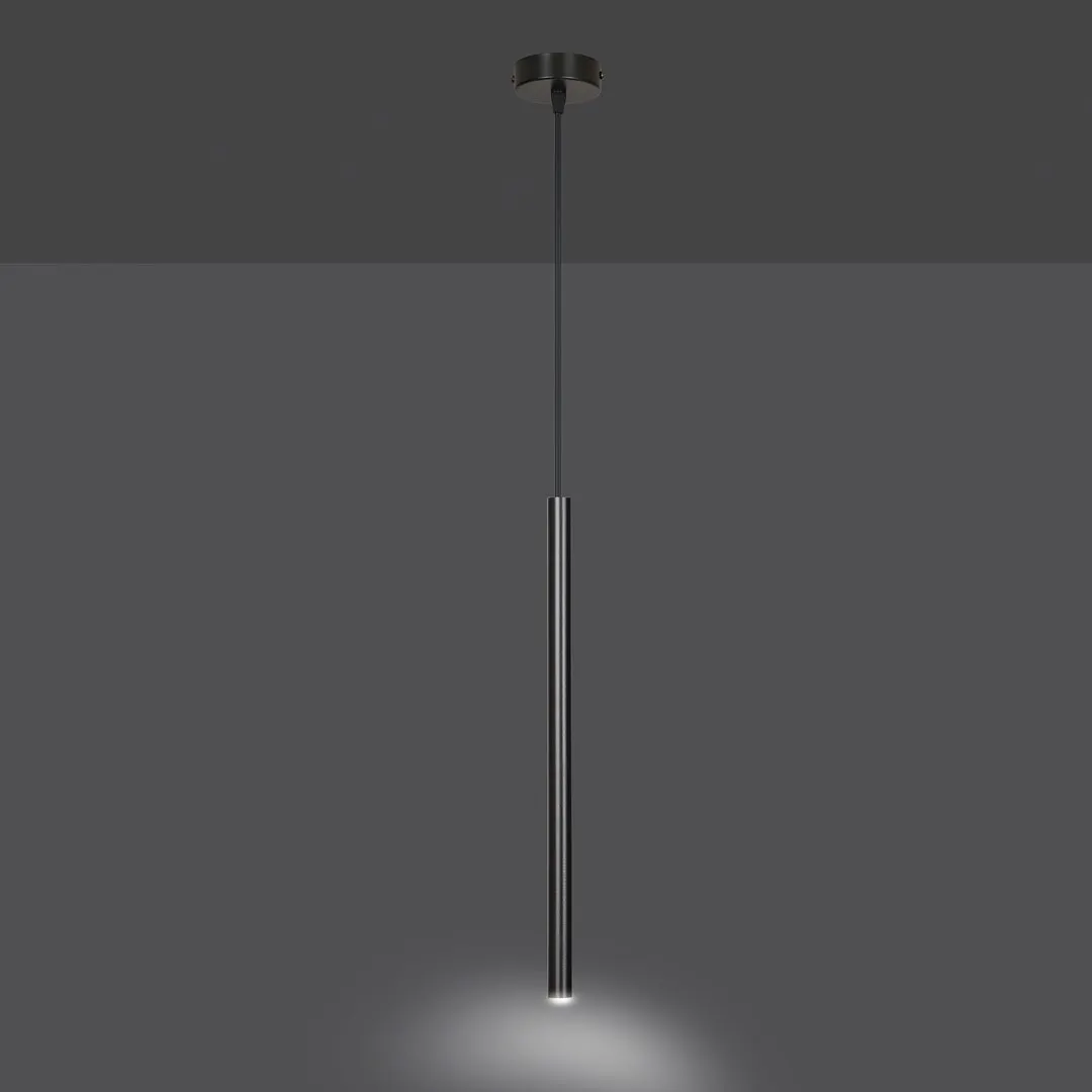 Lampa wisząca SELTER 1 czarna — zdjęcie 3