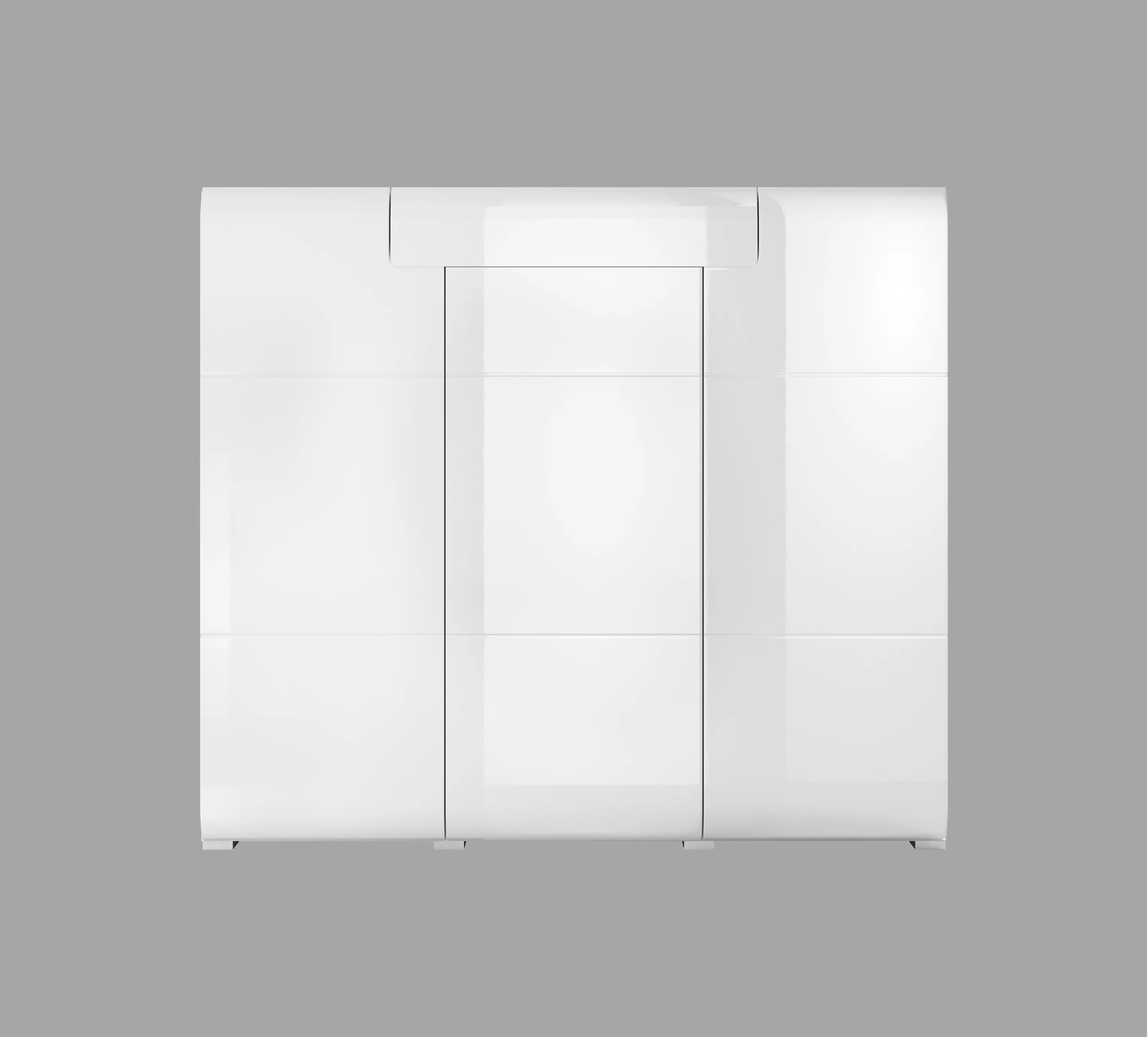 Komoda TOLEDO wysoka 131x147 biała połysk - 2498DW76