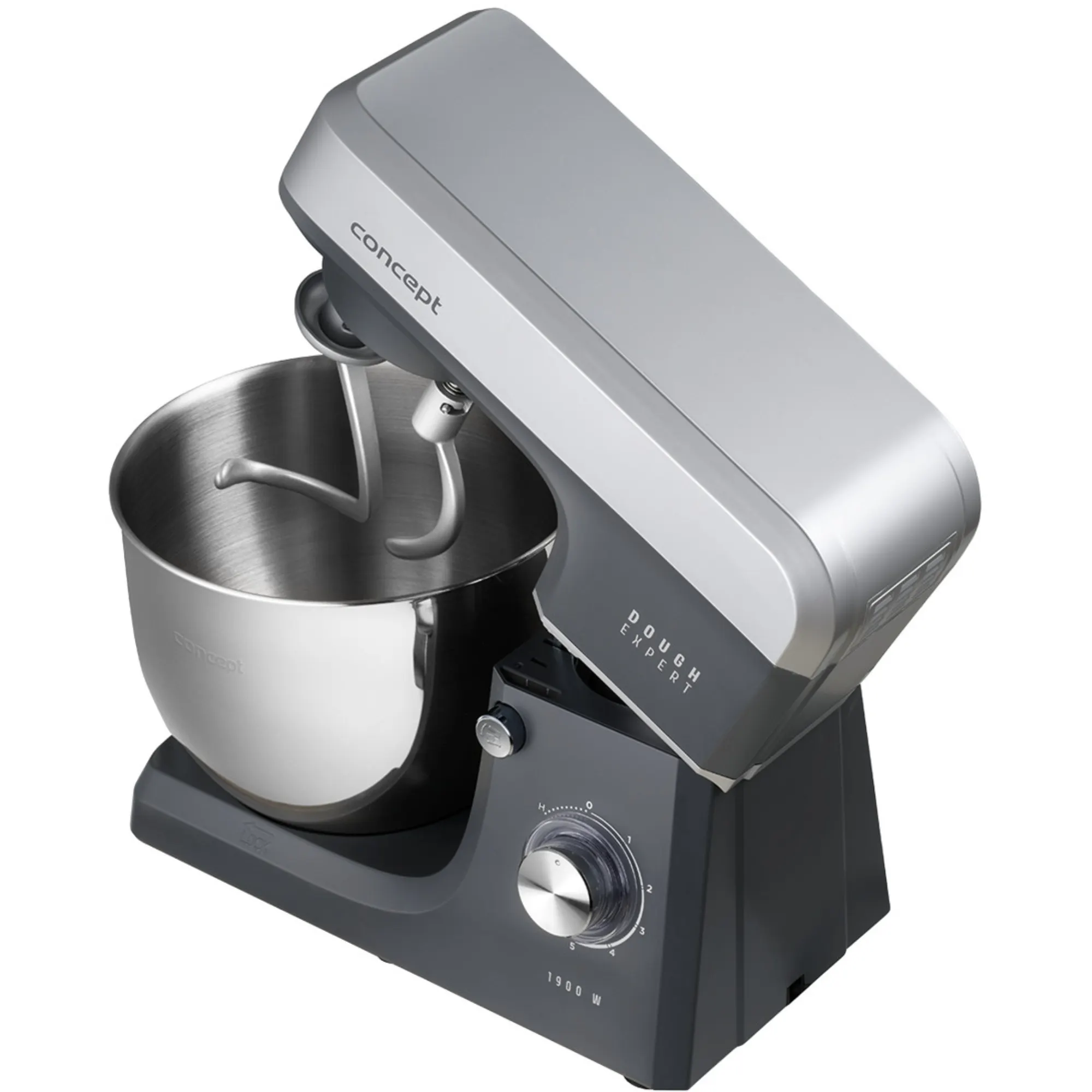 image robot-mixer, stand-mixer, kitchen-appliance, stainless-steel-bowl, dough-expert