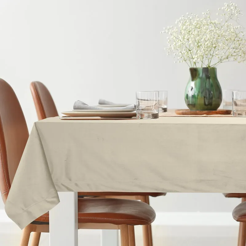 OBRUS MELINDA 140 X 220 CM BEŻOWY OBRUS MELINDA 140 X 220 CM BEŻOWY