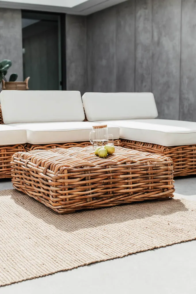 Stolik rattanowy INGKA 90 cm Stolik rattanowy INGKA 90 cm