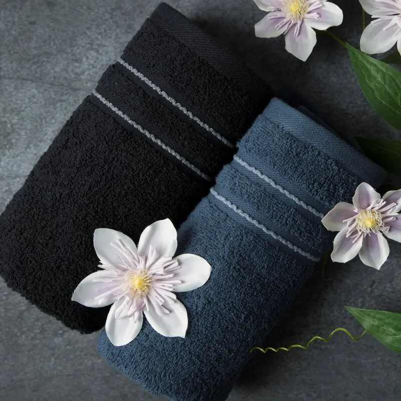 RĘCZNIK EMINA (12) 70 X 140 CM PUDROWY RÓŻ - EU_427991