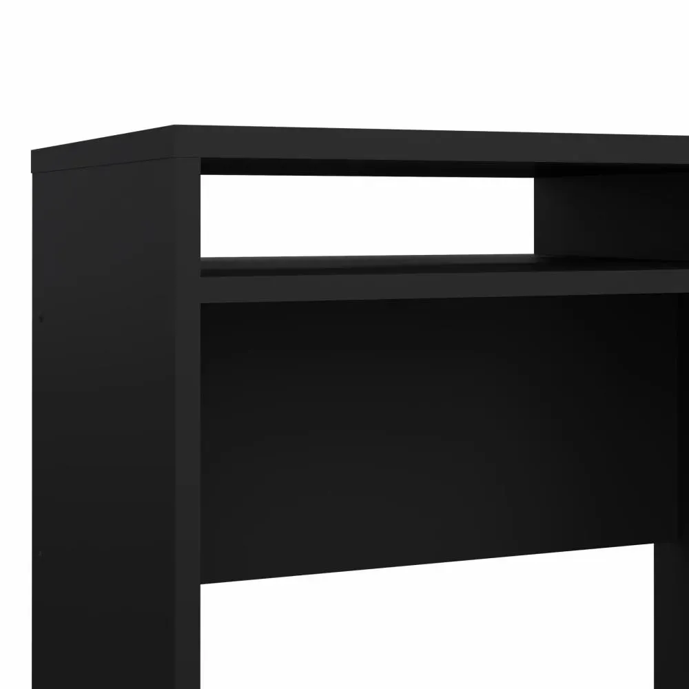 Biurko z szafką i szufladą FUNCTION PLUS 110cm czarny mat - TV_70488GMGM