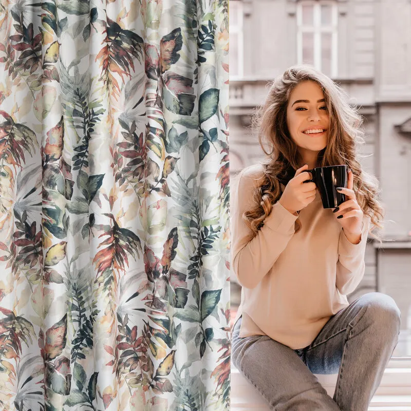 ZASŁONA LILIA NA TAŚMIE 140X270 CM BIAŁY - EU_409957