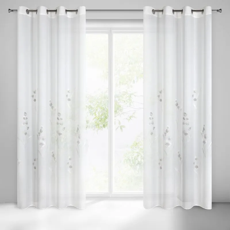 FIRANA GOTOWA ISABEL 140 X 250 CM BIAŁY