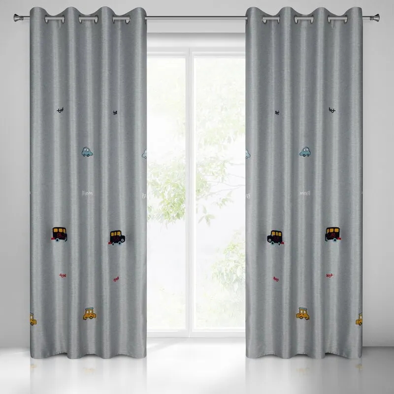 ZASŁONA GOTOWA ALVIN 140 X 250 CM SREBRNY ZASŁONA GOTOWA ALVIN 140 X 250 CM SREBRNY