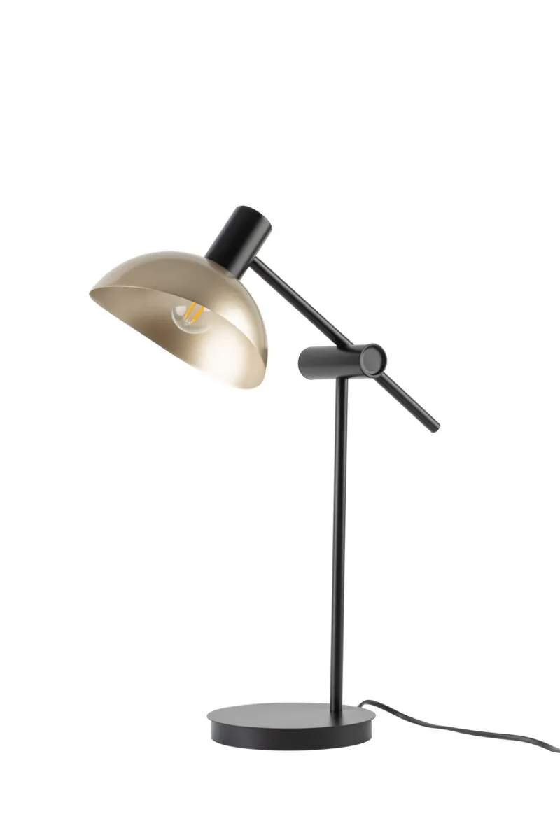 Lampa stołowa ARTIS czarno-złota