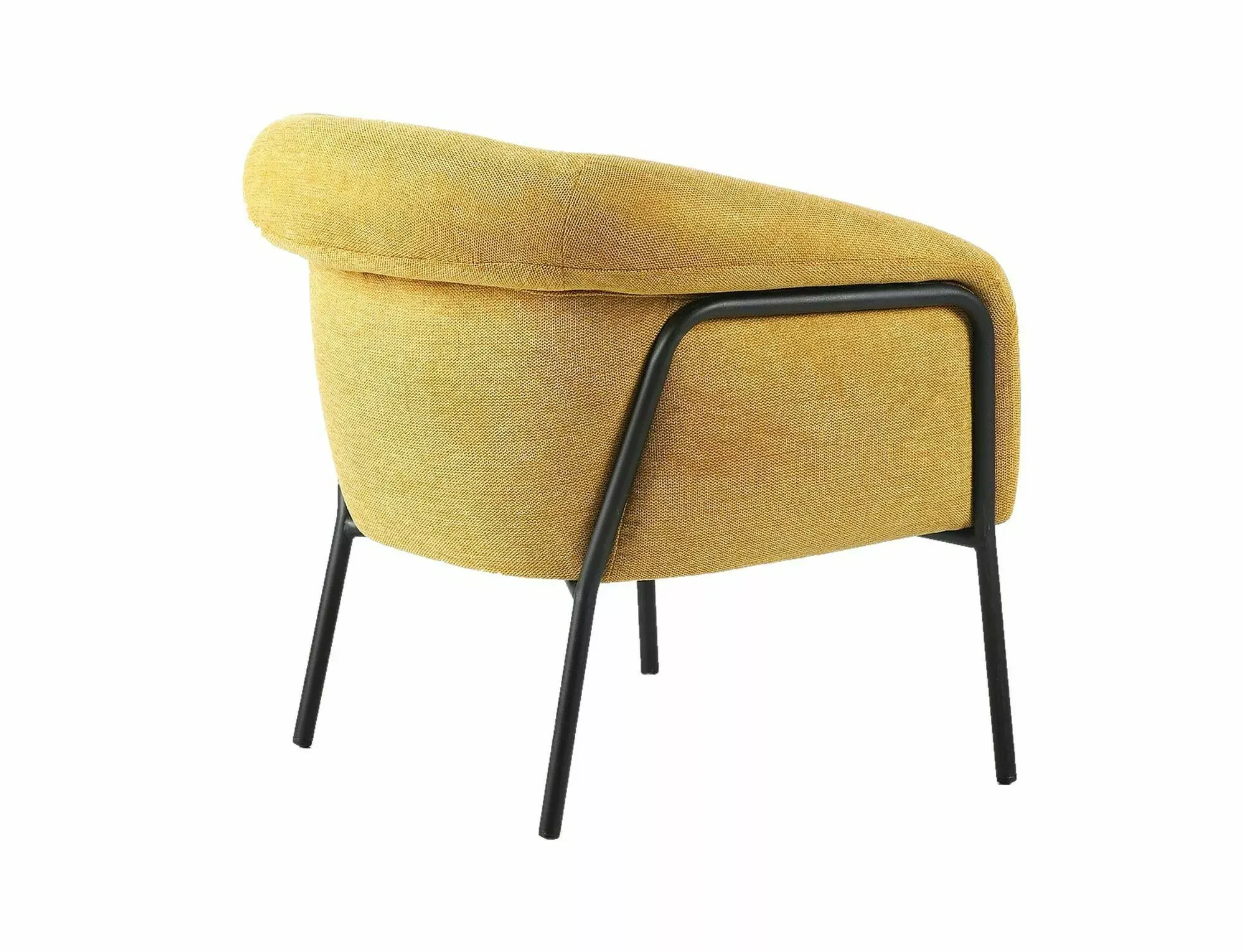 Fotel CLOVER BREGO 68 curry czarny stelaż Signal