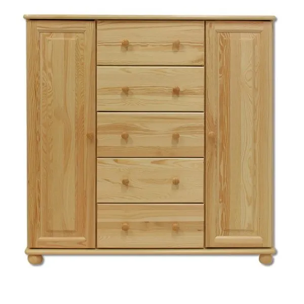 KD125 komoda S118 W122 G47 sosna naturalny DREWMAX
