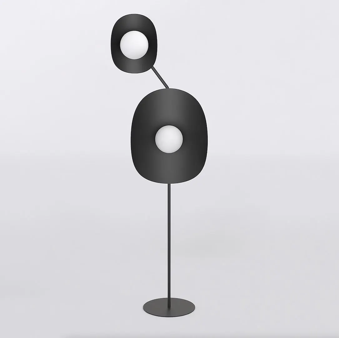 Lampa podłogowa DELULU LP2 czarna