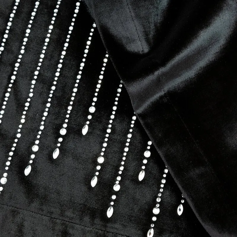 OBRUS ROYAL 3 35 X 220 CM CZARNY - EU_390339