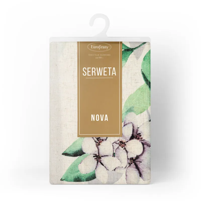 OBRUS NATU 7 85 X 85 CM BIAŁY - EU_416186