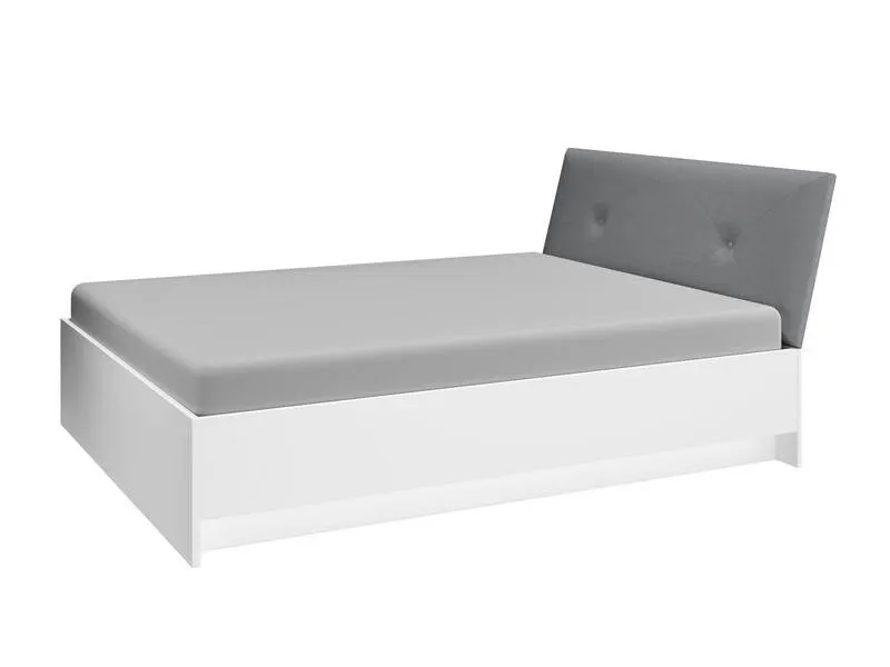 Łóżko LILLE 14 z tapicerowanym zagłówkiem 160x200 ML MEBLE