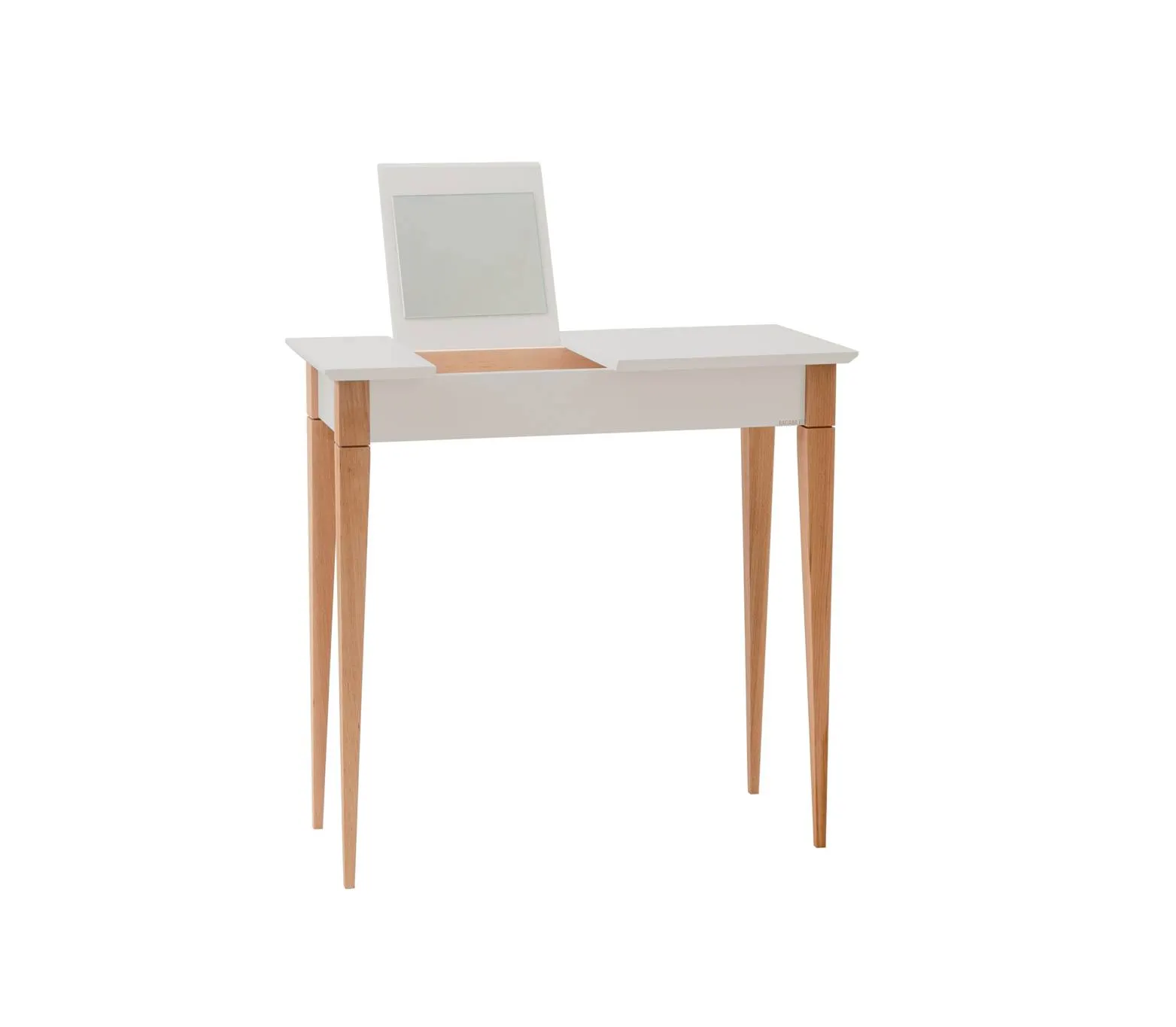 Toaletka z lustrem MIMO 65x35cm jasnoszary naturalny
