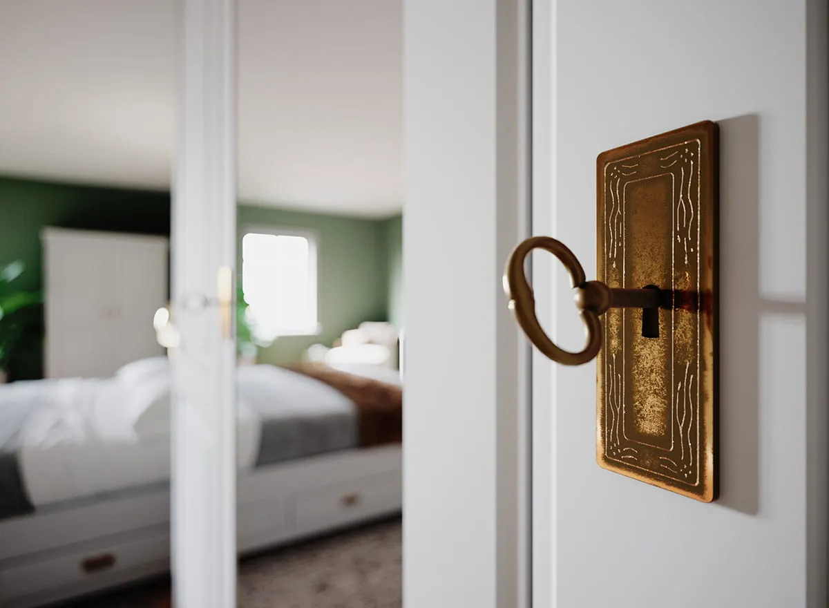 Szafa 3-drzwiowa z 3 szufladami i lustrem sosnowa Toskania Kolor Biały - PL2017B