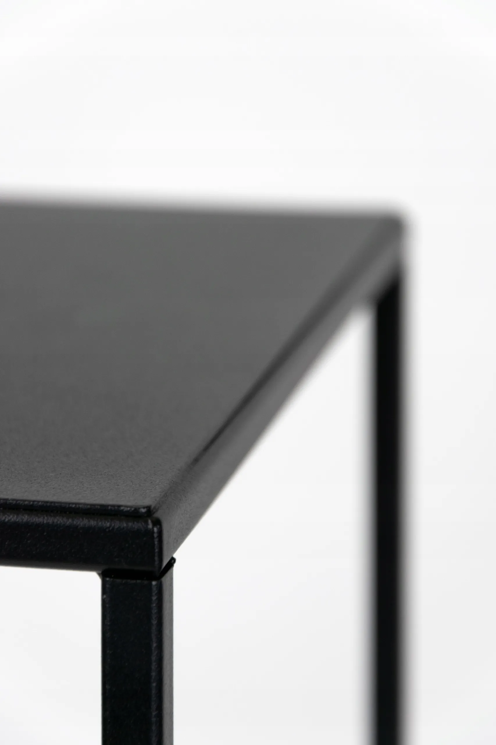 Kwietnik stojący metal drewno BREST S czarny - LD_TZ000154