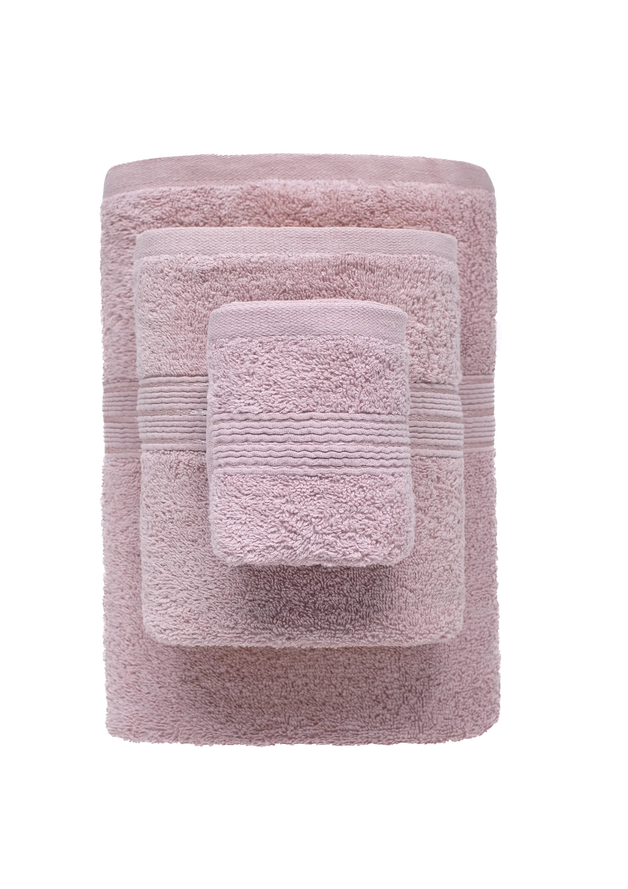 Ręcznik frotte RONDO 30x50 gramatura 500 różowy - FARO_25917