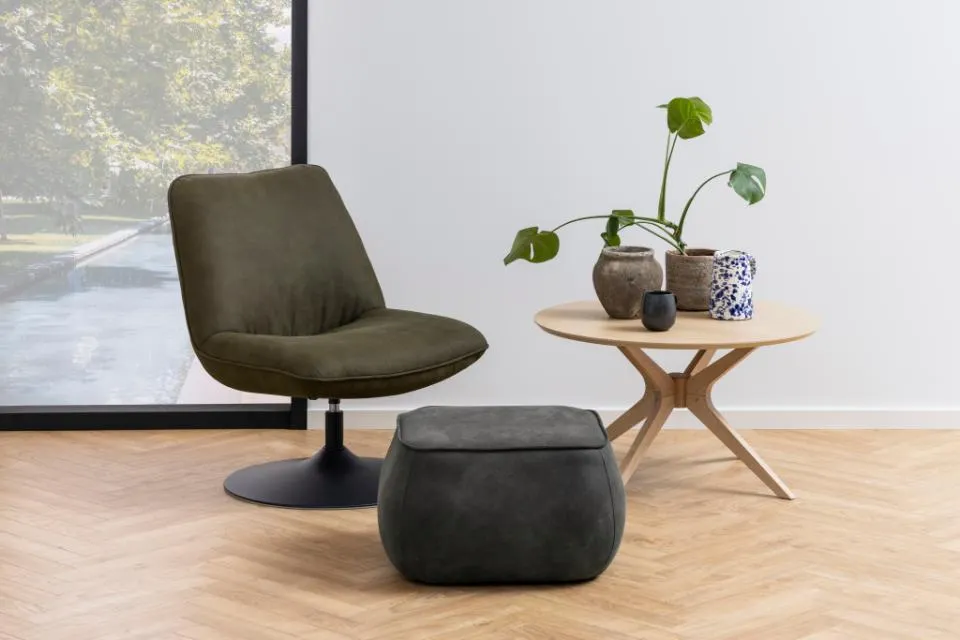 Stolik kawowy Robin Ø80x45 cm Bielony — zdjęcie 4