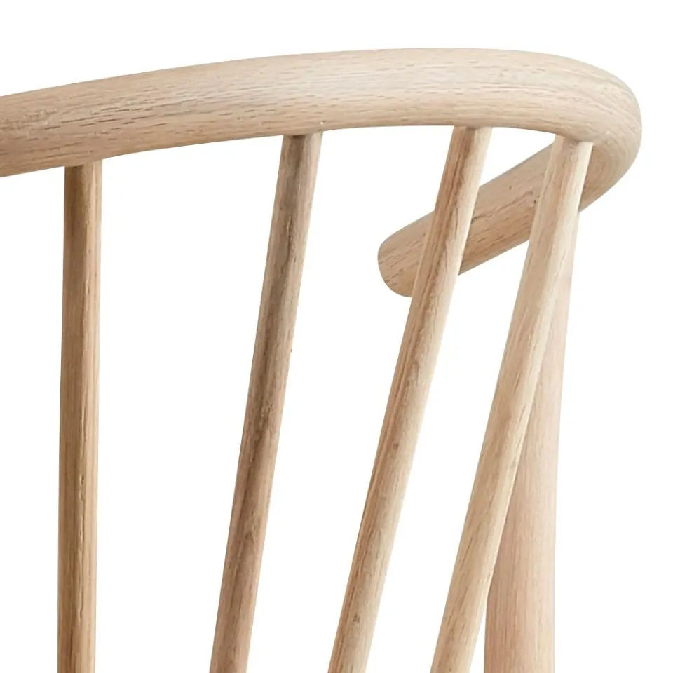 Krzesło z podłokietnikami Kasioppe Plecionka- Złamana biel, Dąb olejowany bielony ( zestaw 2 sztuk ) - 0000081422