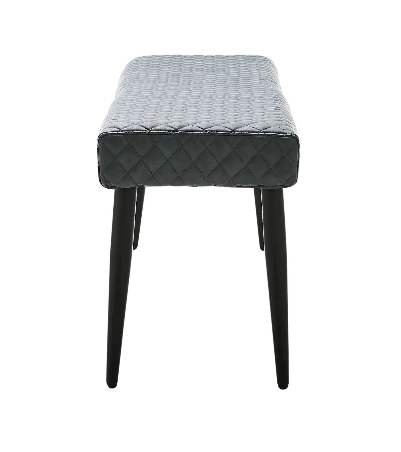 Ławka pikowana OTTOWA 160 cm - szara - UN_39910001